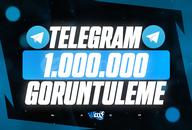 ⭐[KALİTE] Telegram 1.000.000 Görüntülenme