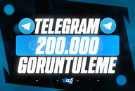 ⭐[KALİTE] Telegram 200.000 Görüntülenme