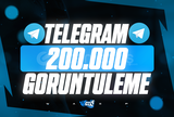 ⭐[KALİTELİ] Telegram 200.000 Görüntülenme