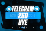 ⭐[KALİTELİ] Telegram 250 Grup/Kanal Üye