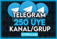 ⭐️[KALİTELİ] TELEGRAM 250 ÜYE