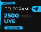 ⭐KALİTELİ⭐2500⭐TELEGRAM ÜYE⭐