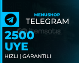 ⭐(KALİTELİ)⭐TELEGRAM 2500 GERÇEK AKTİF ÜYE⭐