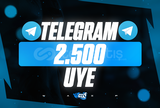 ⭐[KALİTELİ] Telegram 2500 Grup/Kanal Üye