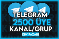 ⭐️[KALİTELİ] TELEGRAM 2500 ÜYE