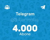 Kaliteli ⭐ Telegram 4000 Abone