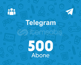 Kaliteli ⭐ Telegram 500 Abone