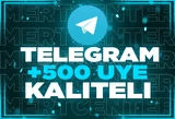 ⭐TELEGRAM 500 AKTİF ÜYE⭐