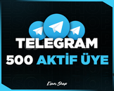 ⭐[GARANTİLİ] TELEGRAM 500 AKTİF ÜYE⭐