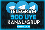 ⭐️[KALİTELİ] TELEGRAM 500 ÜYE