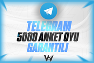 ⭐[KALİTELİ] TELEGRAM 5.000 ANKET OYU⭐
