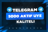 (KALİTELİ) Telegram 5000 Gerçek Üye