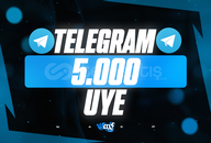 ⭐[KALİTE] Telegram 5000 Grup/Kanal Üye