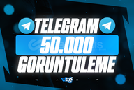 ⭐[KALİTE] Telegram 50.000 Görüntülenme