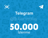 Kaliteli ⭐ Telegram 50000 İzlenme