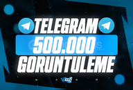 ⭐[KALİTE] Telegram 500.000 Görüntülenme