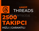 ⭐️[KALİTELİ] THREADS 2500 TAKİPÇİ ⭐️