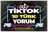 ⭐[KALİTELİ] TİKTOK 10 TÜRK YORUM ⭐