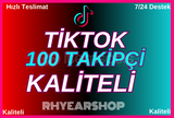 ⭐[KALİTELİ] TİKTOK 100 TAKİPÇİ