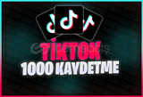 ⭐[KALİTELİ] TİKTOK 1000 GERÇEK KAYDETME