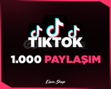 ⭐[KALİTELİ] TİKTOK 1000 GERÇEK PAYLAŞIM⭐