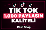 ⭐[KALİTELİ] TİKTOK 1.000 GERÇEK PAYLAŞIM⭐