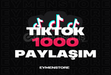 ⭐[KALİTELİ] TİKTOK 1000 GERÇEK PAYLAŞIM⭐