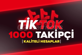 ⭐[KALİTELİ] TİKTOK 1000 GERÇEK TAKİPÇİ⭐