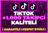 ⭐[KALİTELİ] TİKTOK 1000 GERÇEK TAKİPÇİ⭐