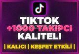 ⭐[KALİTELİ] TİKTOK 1000 GERÇEK TAKİPÇİ⭐