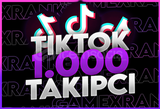 ⭐[KALİTELİ] TİKTOK 1000 GERÇEK TAKİPÇİ⭐