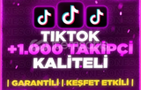  ⭐[KALİTELİ]TİKTOK 1000 GERÇEK TAKİPÇİ⭐ ⭐[KALİT