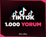 ⭐[KALİTELİ] TİKTOK 1000 GERÇEK YORUM⭐