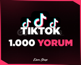 ⭐[KALİTELİ] TİKTOK 1000 GERÇEK YORUM⭐