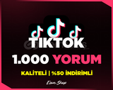 ⭐[KALİTELİ] TİKTOK 1000 GERÇEK YORUM⭐