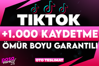[KALİTELİ]⭐TİKTOK +1.000 KAYDETME GARANTİLİ⭐