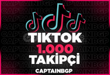 [KALİTELİ] TikTok 1000 Takipçi + Garanti