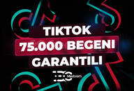 ✨KALİTELİ✨ TİKTOK 75.000 BEĞENİ