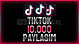 ⭐|KALİTELİ]⭐TİKTOK 10.000 GERÇEK PAYLAŞIM