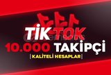 ⭐[KALİTELİ] TİKTOK 10.000 GERÇEK TAKİPÇİ⭐