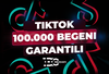 ✨KALİTELİ✨ TİKTOK 100.000 BEĞENİ