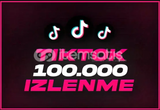 ✨(Kaliteli) Tiktok 100.000 İzlenme✨