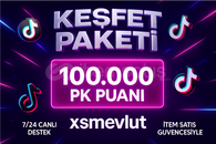 ⭐[KALİTELİ] TİKTOK 100.000 PK SAVAŞ PUANI⭐