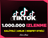 ⭐[KALİTELİ] TİKTOK 1.000.000 GERÇEK İZLENME⭐