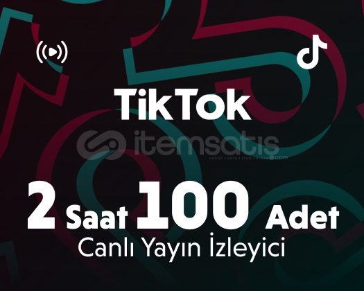 Kaliteli ⭐ TikTok 2 Saat 100 İzleyici Kaliteli ⭐ TikTok 2 Saat 100 İzleyici