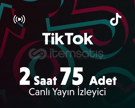 Kaliteli ⭐ TikTok 2 Saat 75 İzleyici Kaliteli ⭐ TikTok 2 Saat 75 İzleyici