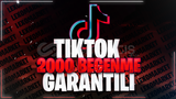 ✨[KALİTELİ] TİKTOK 2000 GERÇEK BEĞENİ✨