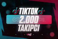 ⭐[KALİTE] Tiktok 2000 Gerçek Takipçi