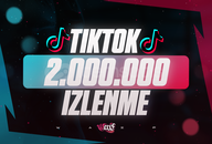 ⭐[KALİTE] Tiktok 2.000.000 İzlenme