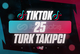 ⭐[KALİTELİ] Tiktok 25 Türk Takipçi